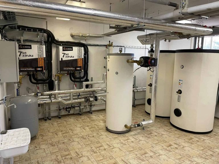 Instalace tepelného čerpadla